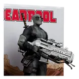 Marvel Deadpool Grey Suit Red Platinum 12\" 1/6 Scale Statue - Thumbnail 4