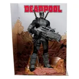 Marvel Deadpool Grey Suit Red Platinum 12\" 1/6 Scale Statue - Thumbnail 2