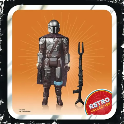 Hasbro Star Wars Retro Collection The Mandalorian Beskar 6‑inch Figure