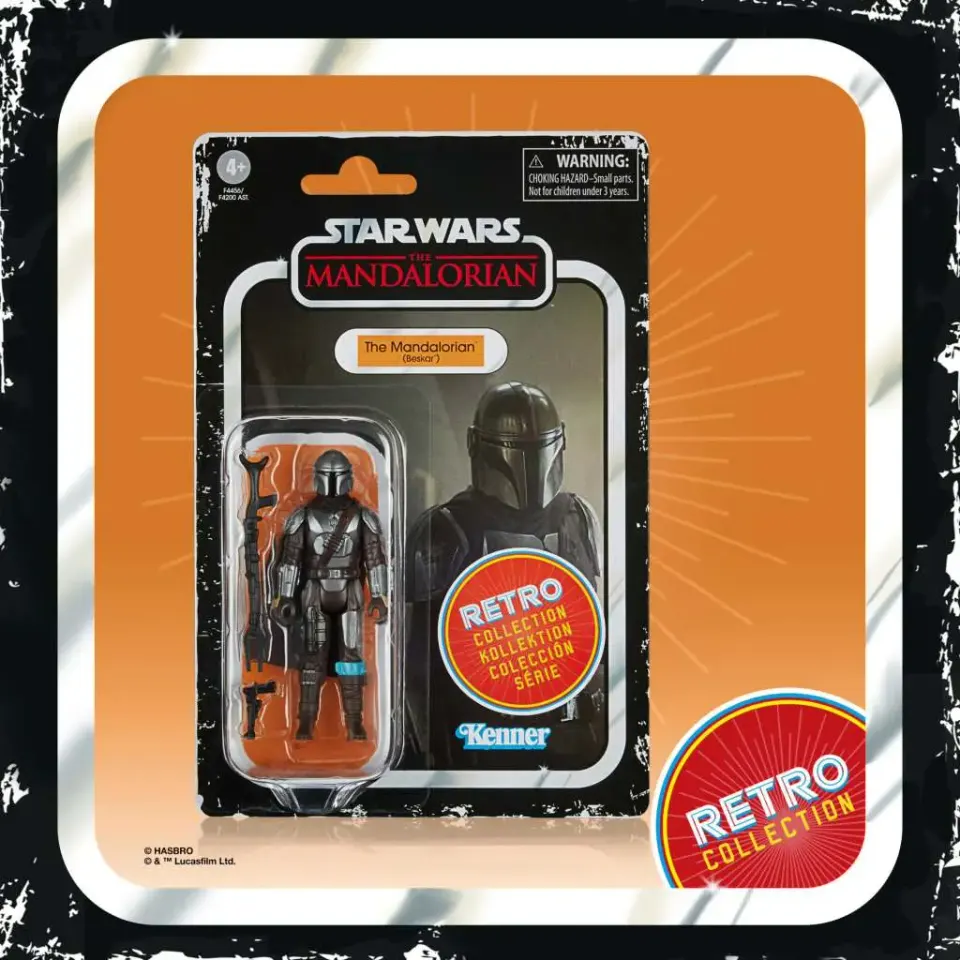 Hasbro Star Wars Retro Collection The Mandalorian Beskar 6‑inch Figure - Image 3
