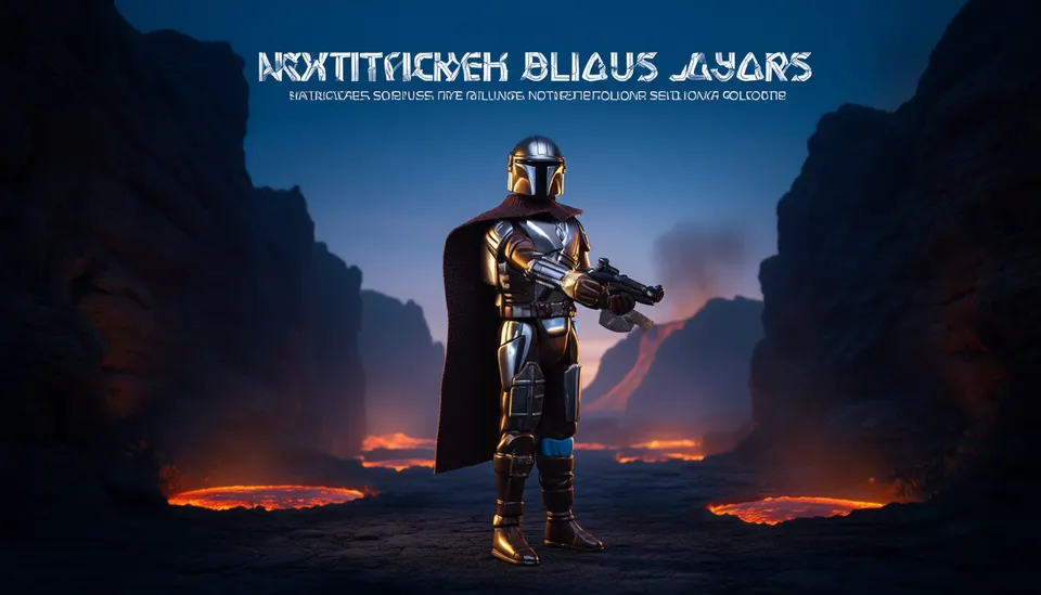 Hasbro Star Wars Retro Collection The Mandalorian Beskar 6‑inch Figure
