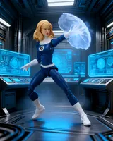 Hasbro Marvel Legends Invisible Woman 6" Figure – Fantastic Four - Thumbnail 11