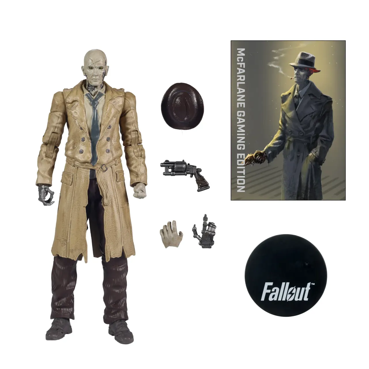 McFarlane Toys Nick Valentine (Fallout 4) Gaming Edition 7" Figure - Image 2