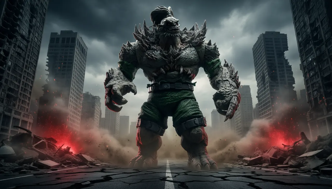 McFarlane Toys DC Multiverse Doomsday Mega Figure Gold Label - Image 5
