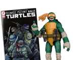 McFarlane Toys Michelangelo Page Punchers Action Figure with Comic - Thumbnail 4