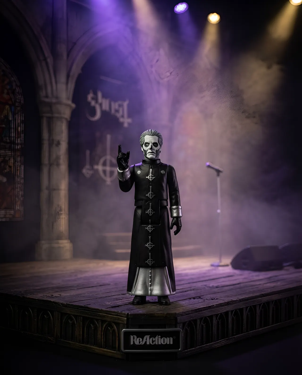 Super7 Papa Emeritus III Ghost Argento – ReReaction Collectible - Image 5