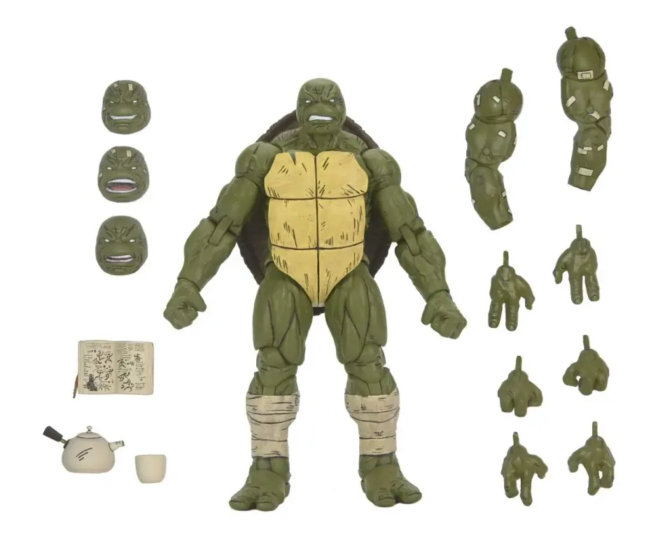 NECA Michelangelo Battle-Damaged Action Figure – The Last Ronin - Image 1