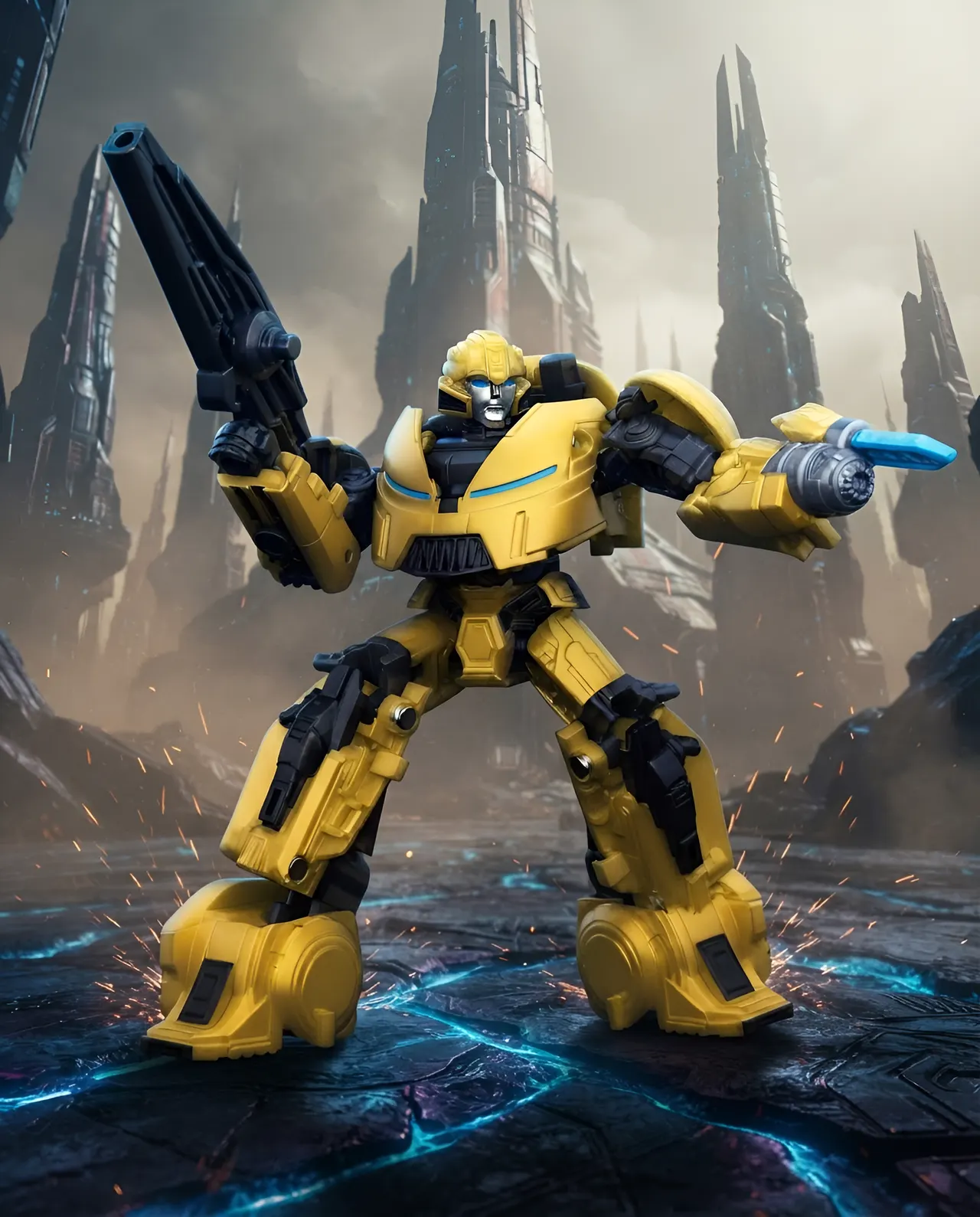 Hasbro Transformers Megatron Aqua Armor Studio Series Deluxe Figure - Image 6