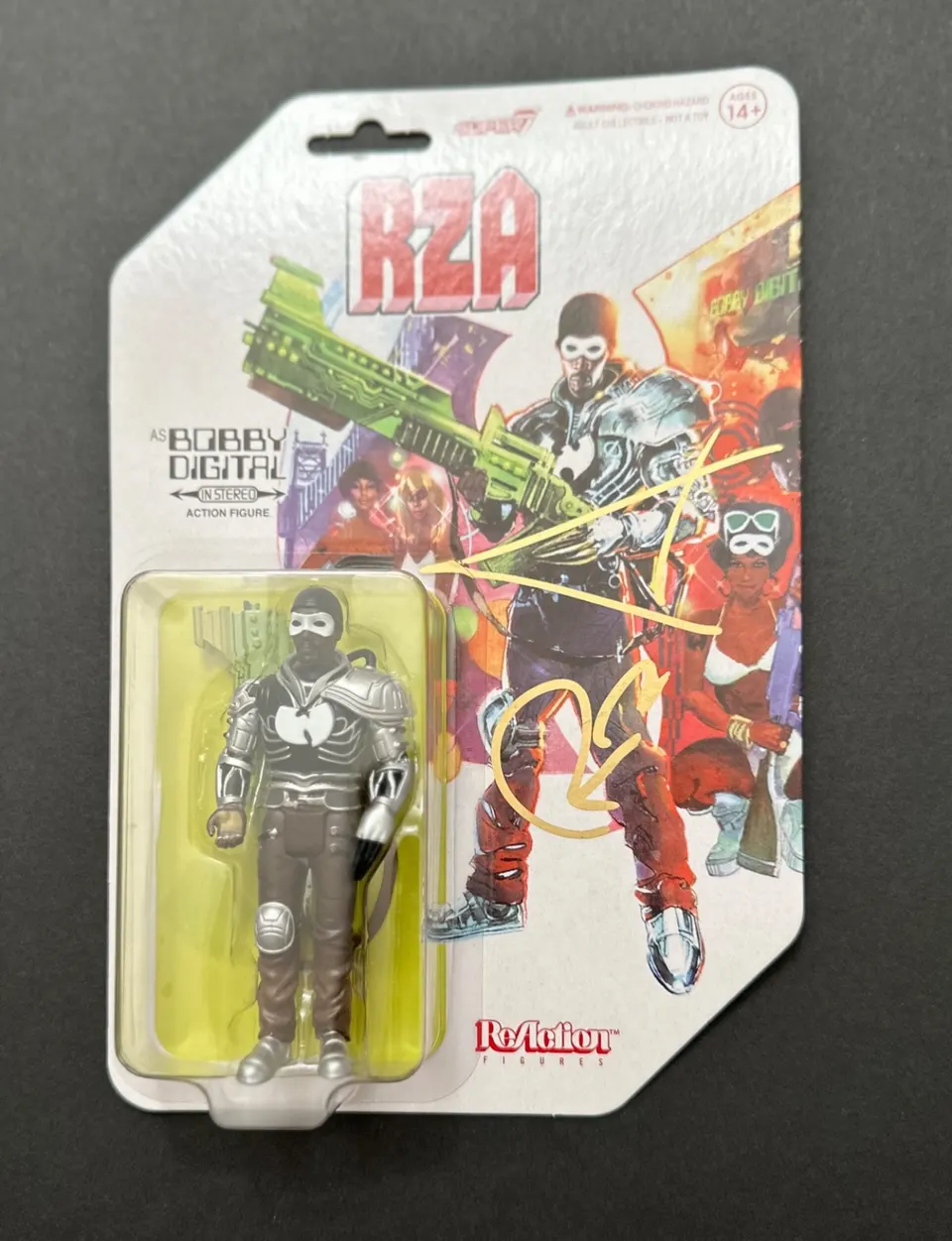 Super7 RZA Bobby Digital ReAction Wave 1 Collectible Figure - Image 7