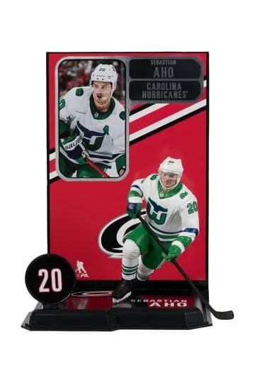 McFarlane Toys SportsPicks 7" Sebastian Aho Hartford Whalers Retro - Image 4