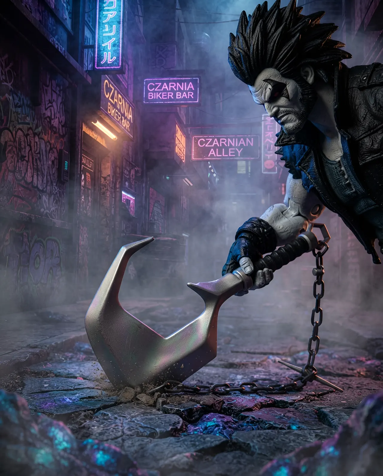 Bandai Hobby - McFarlane DC Direct Lobo's Hook (Supergirl) 1:1 Prop - Image 8
