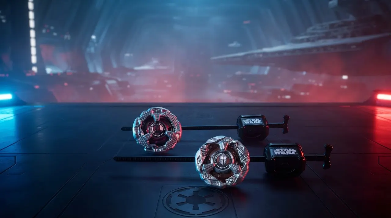 Hasbro Beyblade X Star Wars The Mandalorian Din Djarin vs Moff Gideon - Image 5