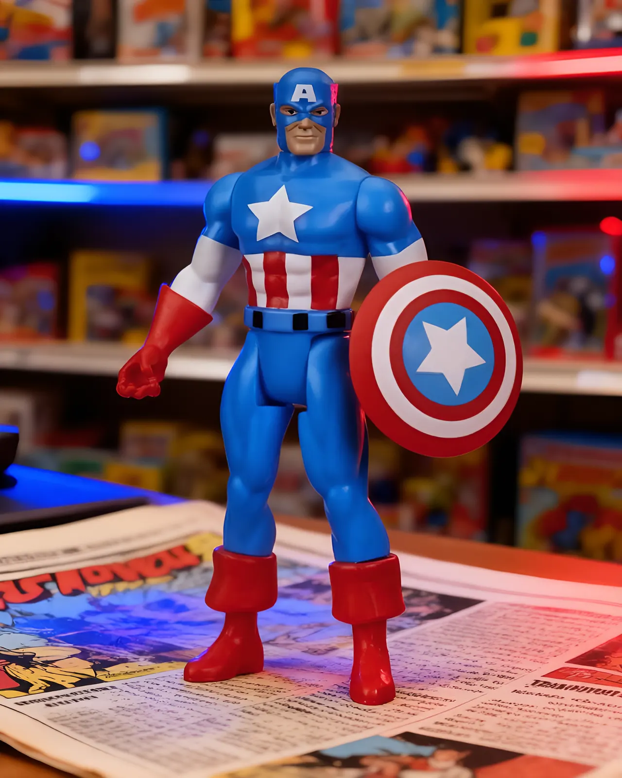 Hasbro Marvel Legends Retro Collection Captain America 3,75\" Figurine - Image 4