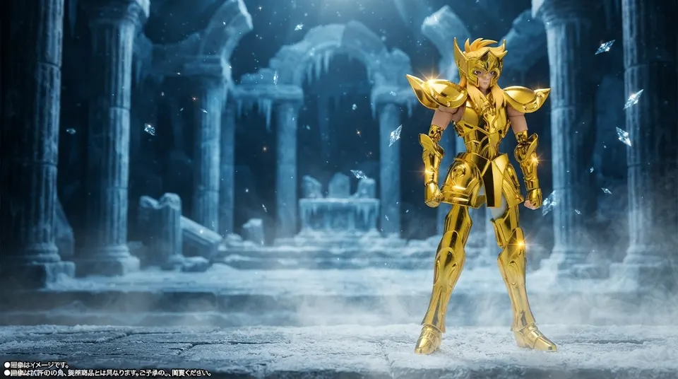 Bandai Spirits Hyoga Aquarius Saint d'Or figurine articulée Myth Cloth EX