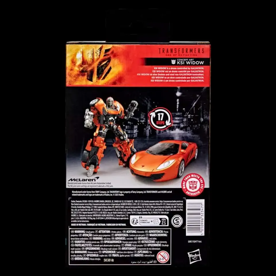 Hasbro Transformers Studio Series Deluxe KSI Widow Concept Art Figure - Image 4