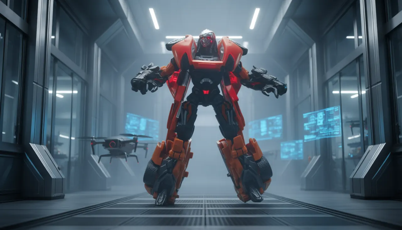 Hasbro Transformers Studio Series Deluxe KSI Widow Concept Art Figure - Image 5