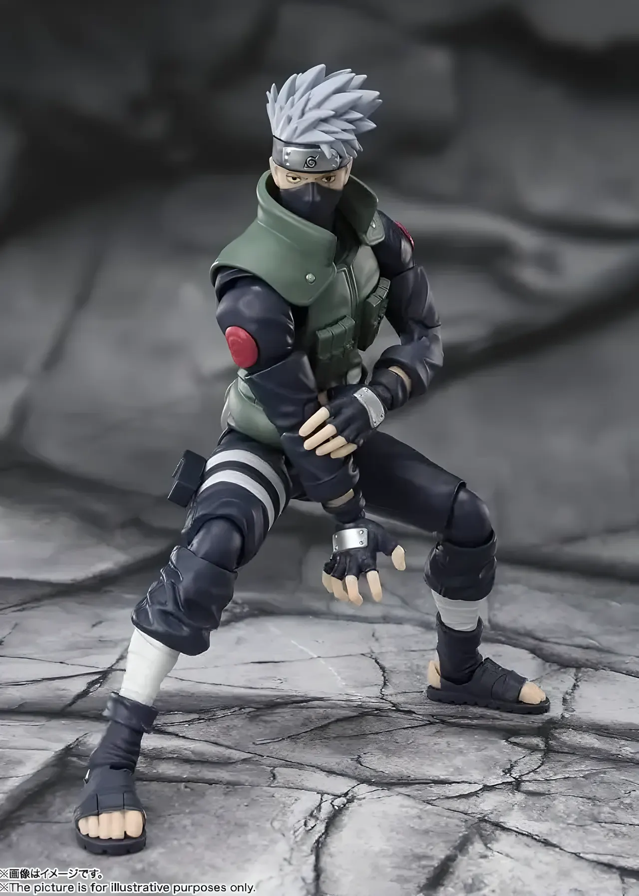 Bandai Spirits S.H.Figuarts Kakashi Hatake – Héros du Sharingan célèbre - Image 1