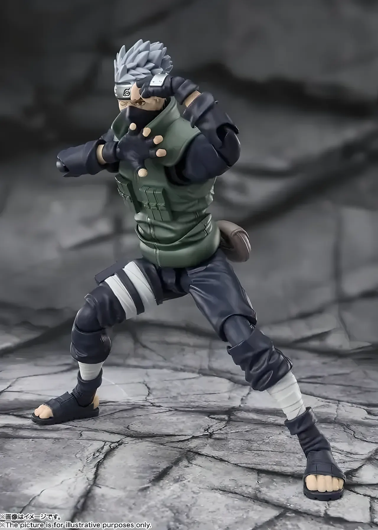 Bandai Spirits S.H.Figuarts Kakashi Hatake – Héros du Sharingan célèbre - Image 3