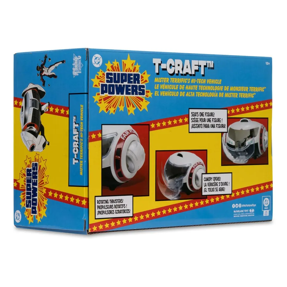 McFarlane Toys Mr. Terrific T‑Craft Véhicule avec figurine 4,5" - Image 8