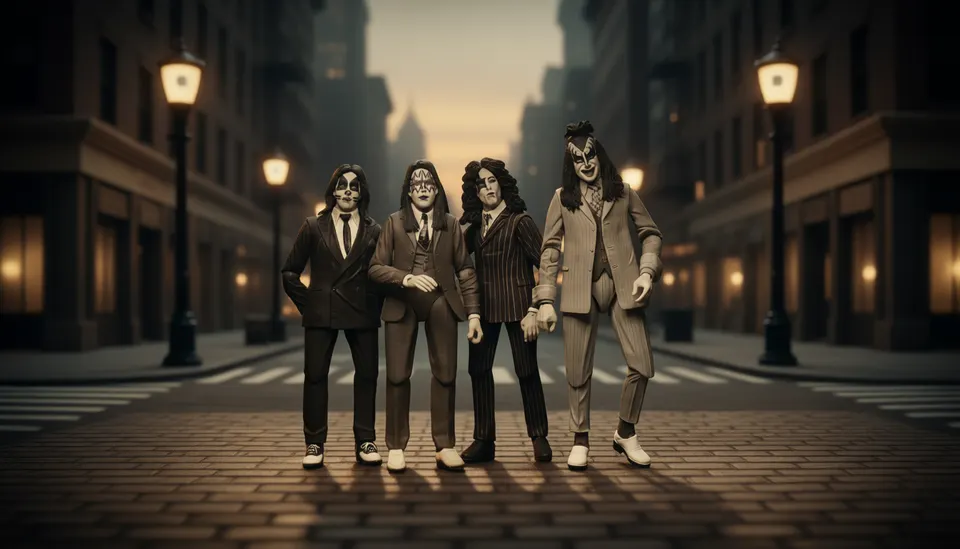 NECA KISS Dressed to Kill 4-Pack Action Figures – 7‑inch