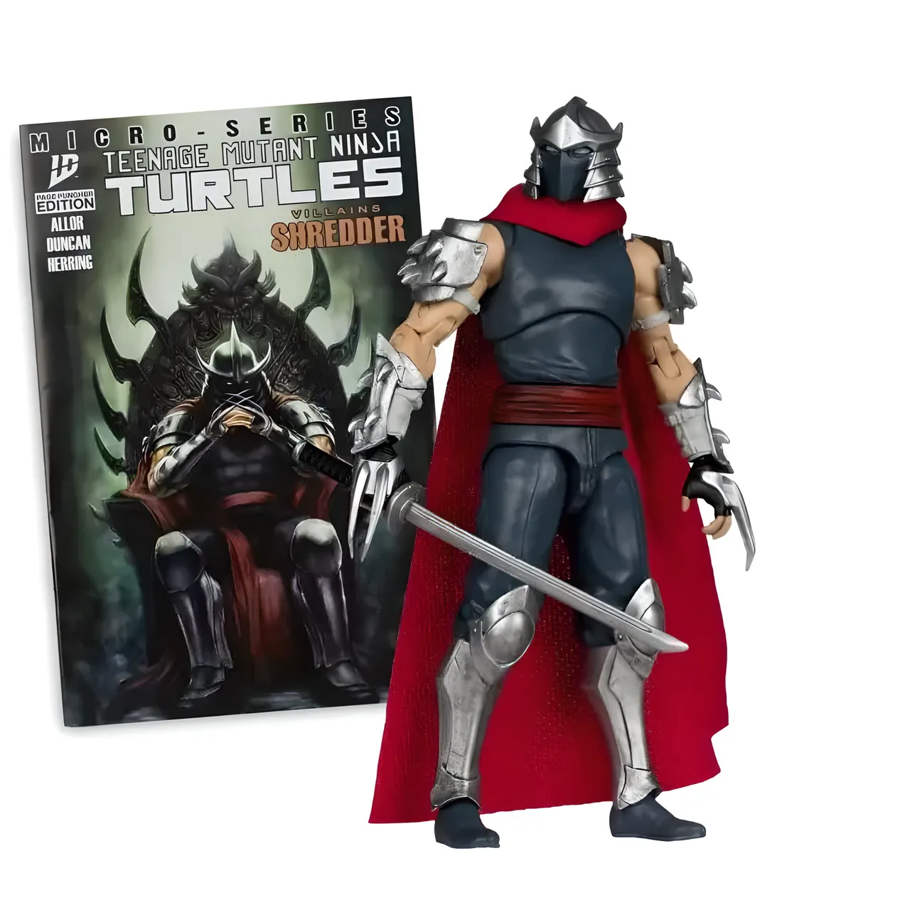 McFarlane Toys TMNT Page Punchers Shredder 5" figurine articulée avec bande dessinée - Image 2