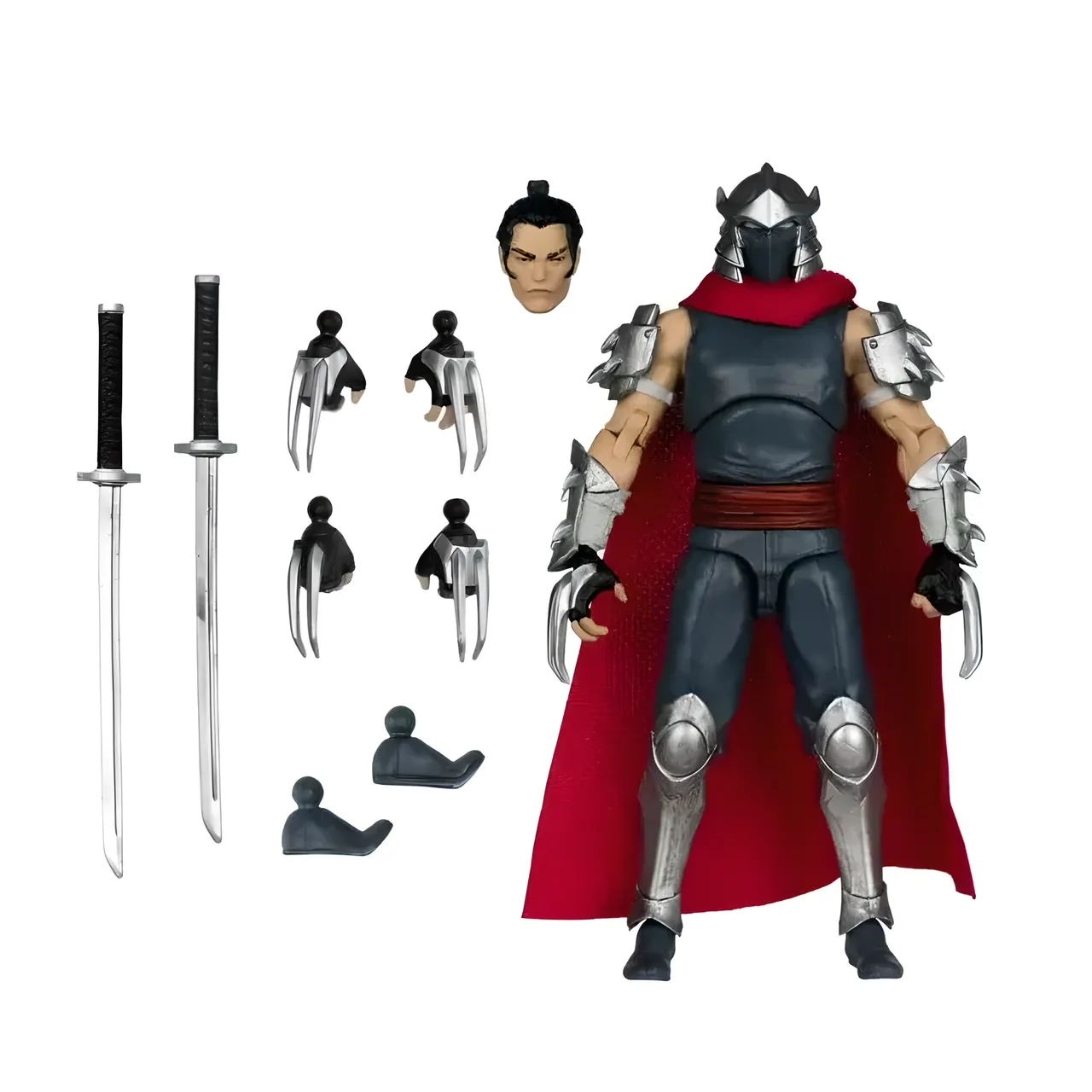 McFarlane Toys TMNT Page Punchers Shredder 5" figurine articulée avec bande dessinée - Image 3