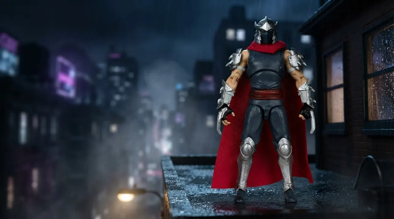 McFarlane Toys TMNT Page Punchers Shredder 5" Action Figure with Comic - Image 8