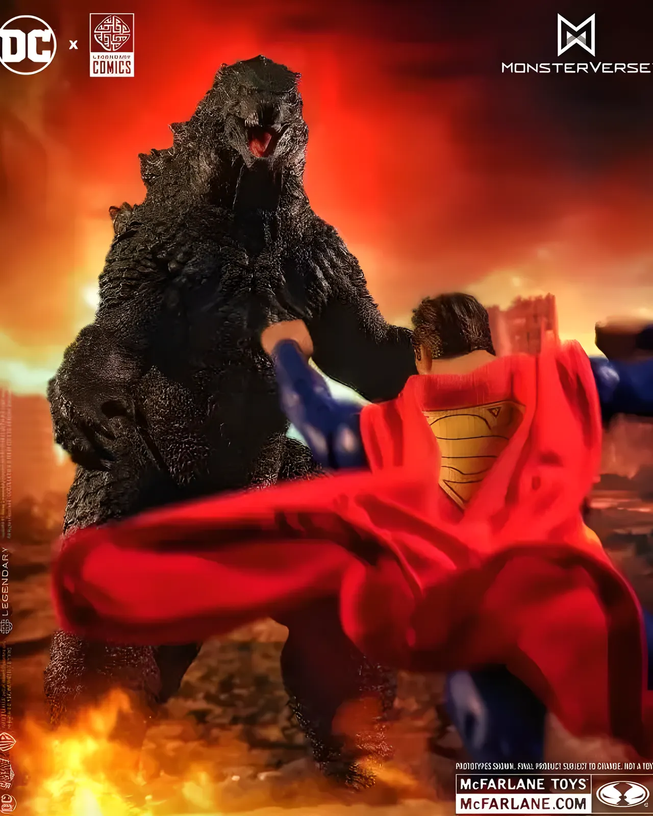 McFarlane Toys DC Multiverse Superman vs Godzilla & Kong 2-Pack - Image 8