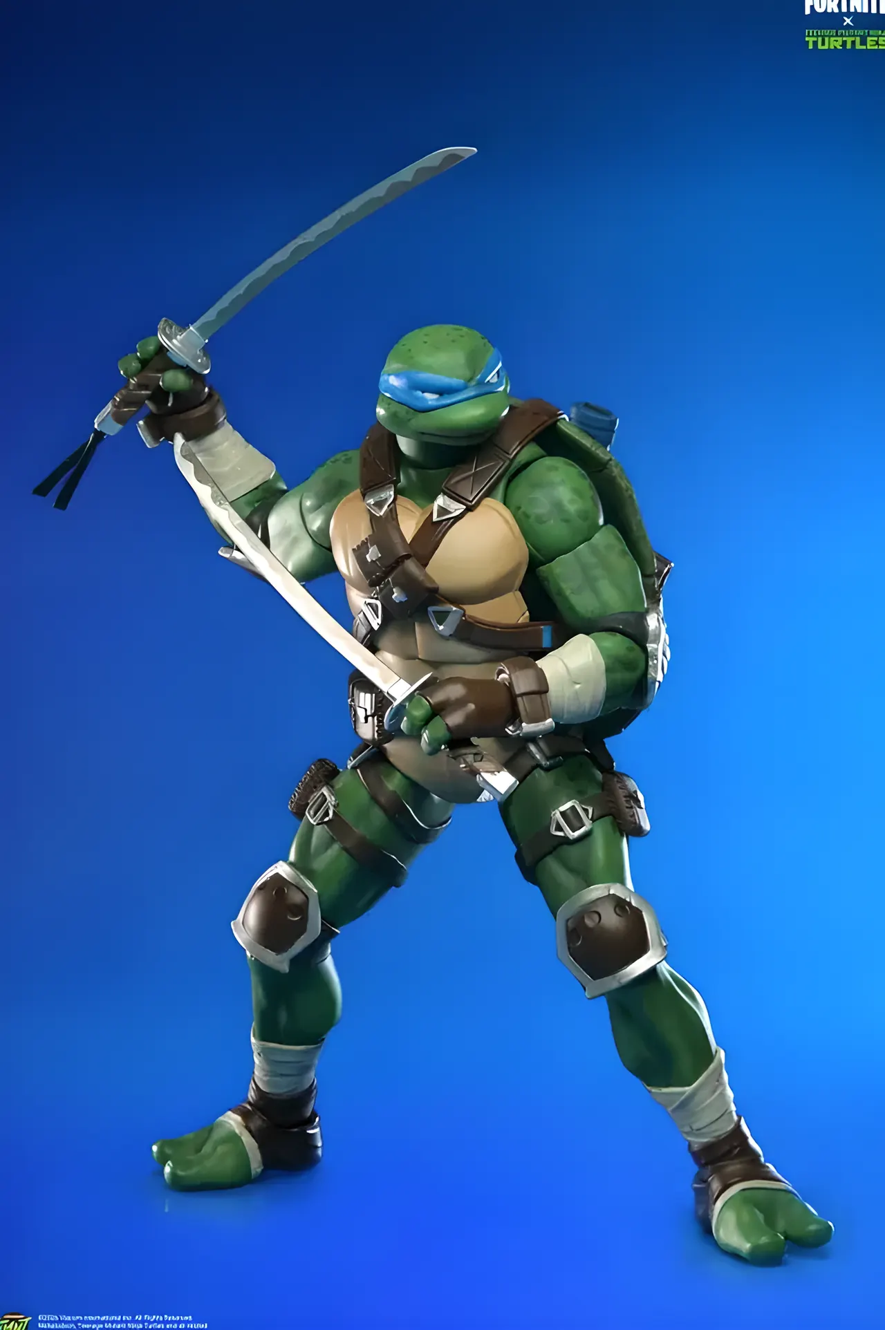 NECA Ultimate Leonardo – Fortnite TMNT Crossover 7" Action Figure - Image 4