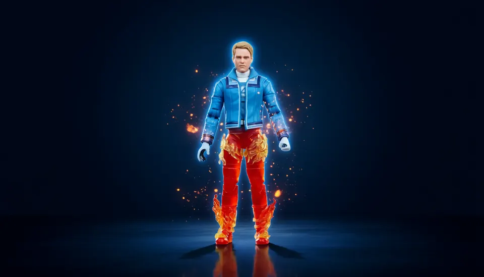 Hasbro Marvel Legends 2-Pack Invisible Woman & Human Torch 6"