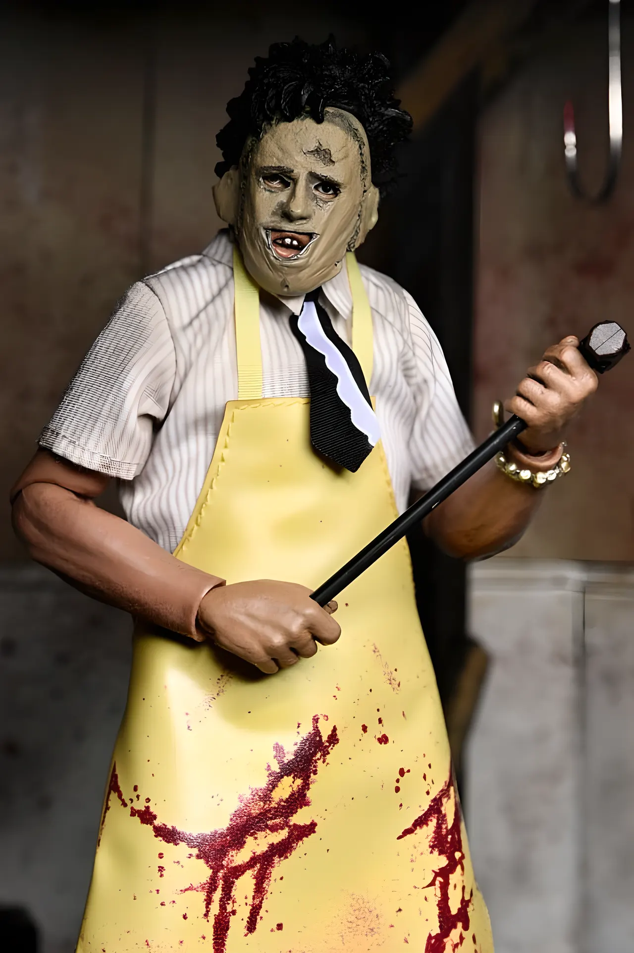 NECA Retro Cloth Leatherface "Pretty Woman" 50th Anniversary Action Figure - Image 2