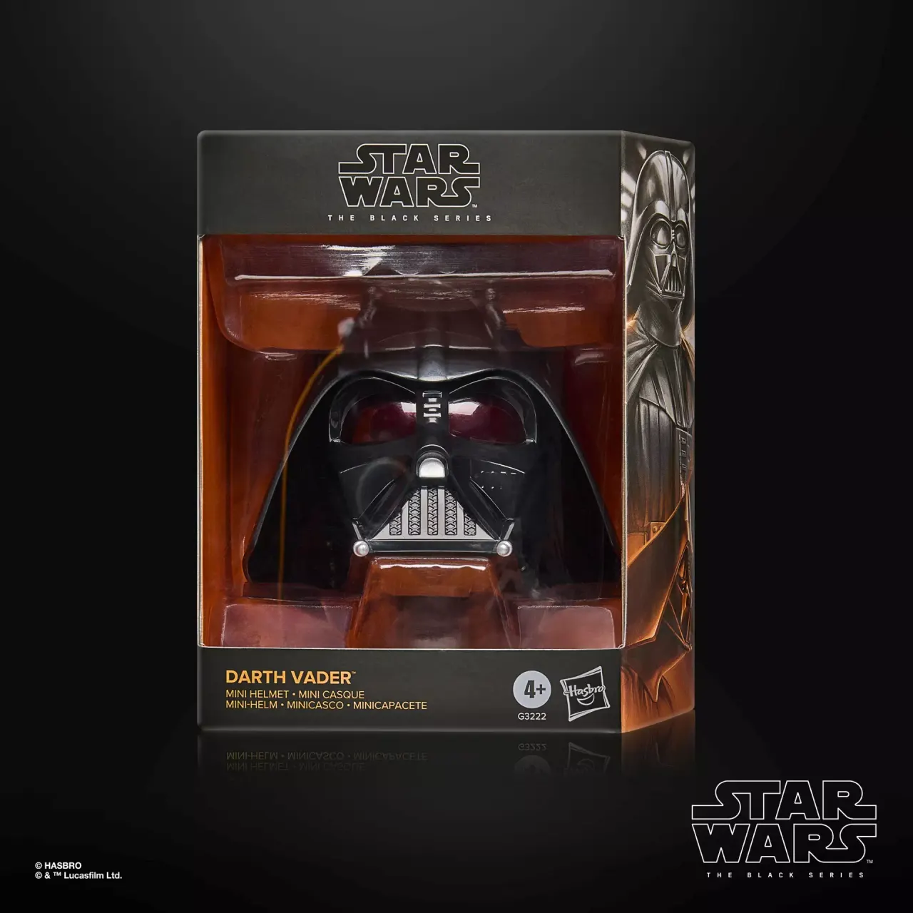 Star Wars Black Series Darth Vader Mini Helmet – 6" Display - Image 2