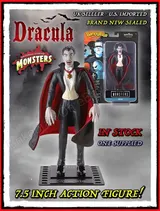 Noble Collection Dracula Bendyfig – Universal Monsters Collectible - Thumbnail 12