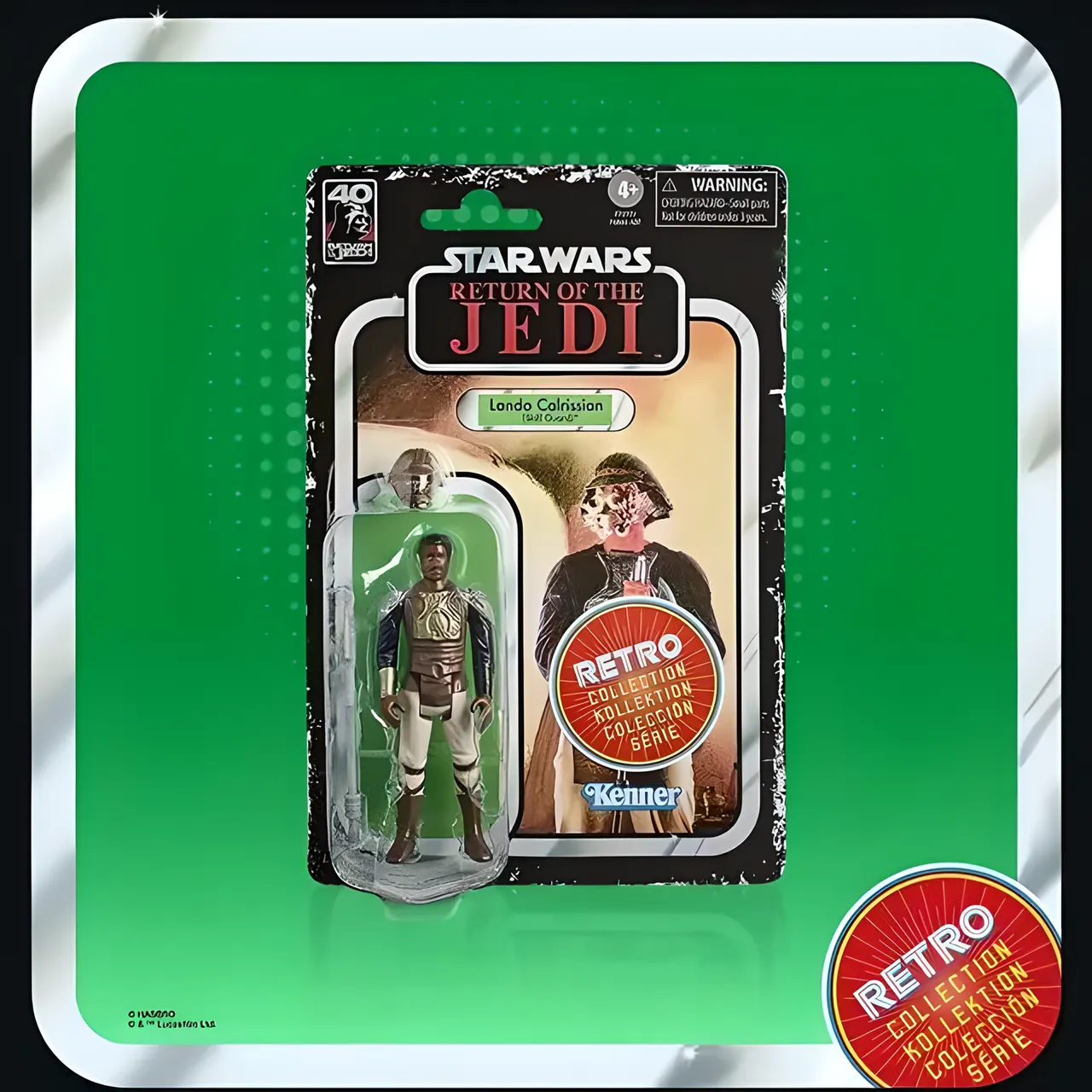 Hasbro Star Wars Black Series 40th 6" Lando Calrissian Guardia de Skiff - Image 4