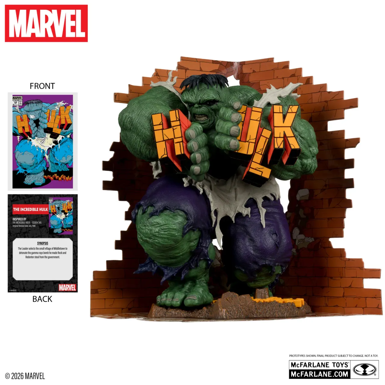 McFarlane Toys Hulk Green Variant 1/6 Gold Label Statue - Image 4
