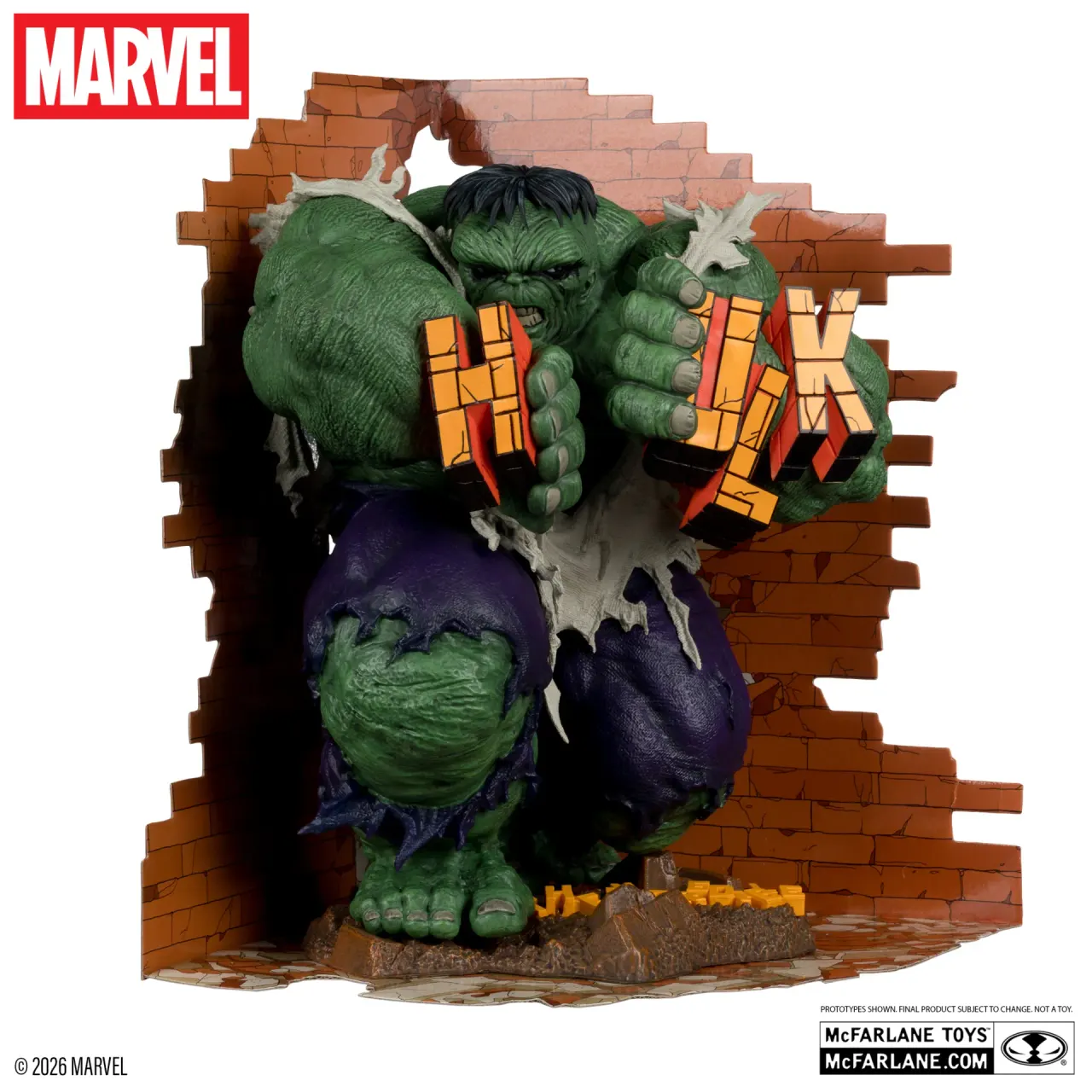McFarlane Toys Hulk Green Variant 1/6 Gold Label Statue - Image 3