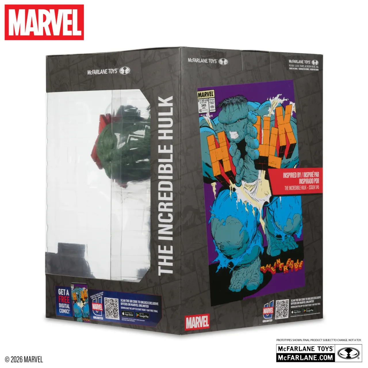 McFarlane Toys Hulk Green Variant 1/6 Gold Label Statue - Image 6
