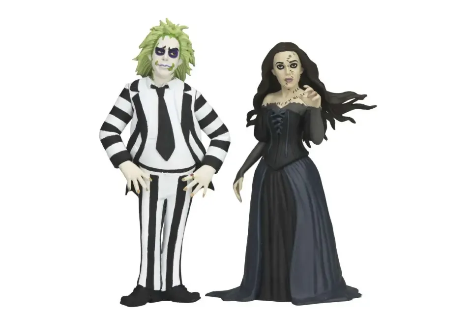 NECA Beetlejuice & Delores Toony Terrors 2-Pack – 6-inch Action Figures - Image 1