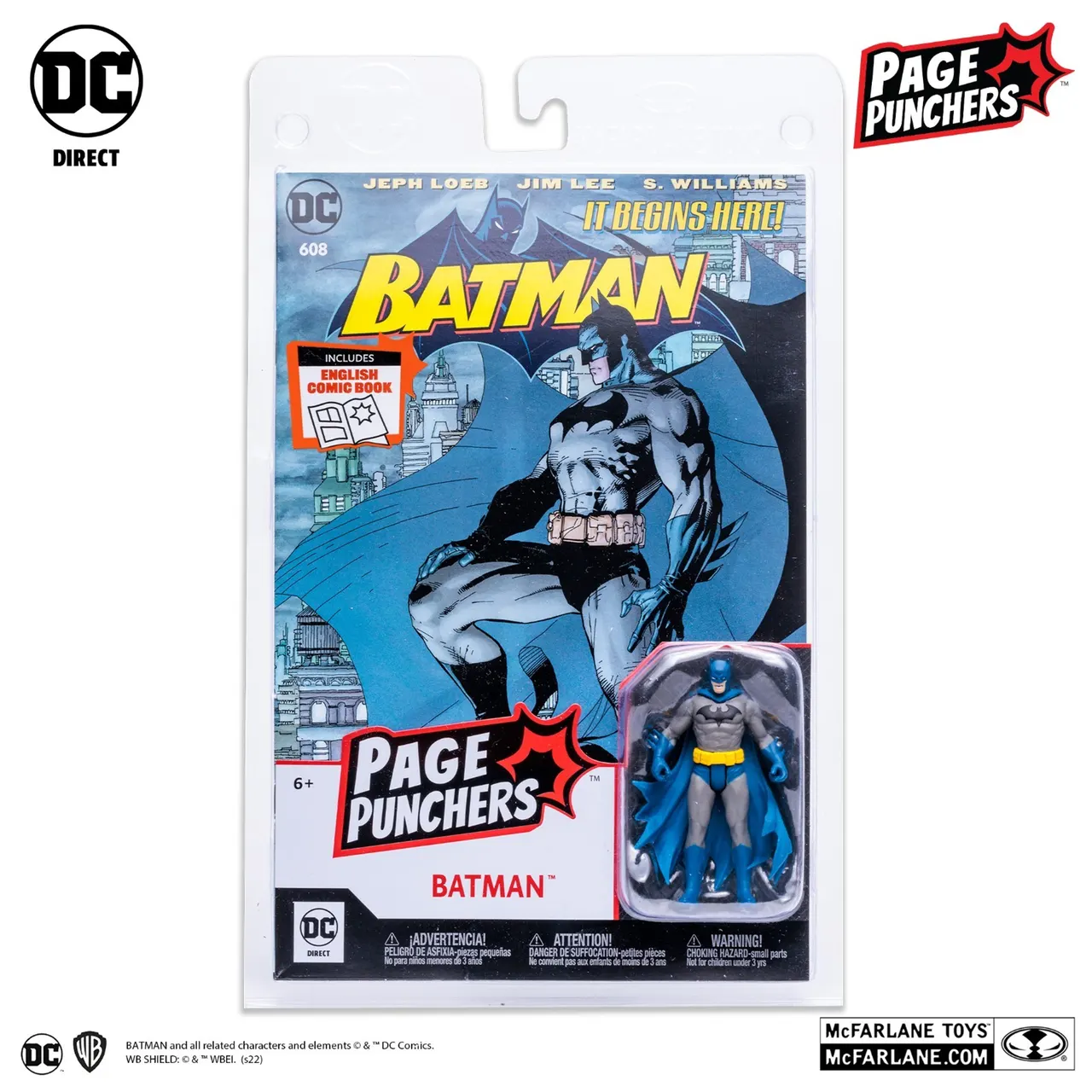 Page Punchers Batman – Hush 3" Action Figure with Comic - Image 5