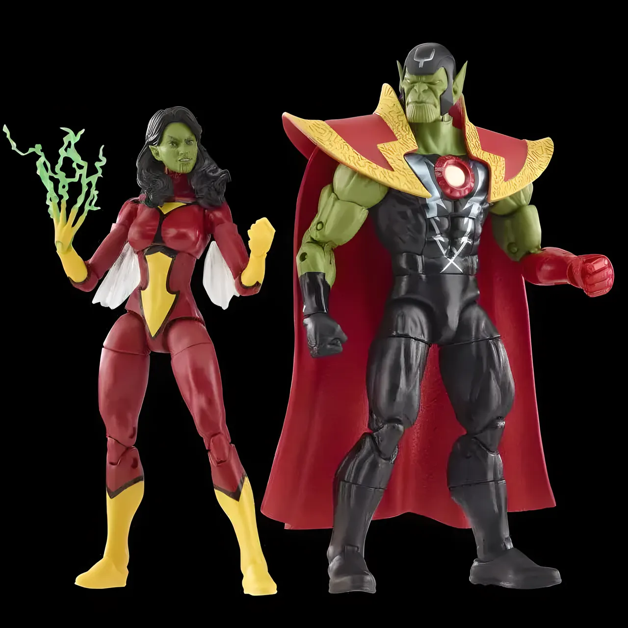 Hasbro Marvel Legends 60th Skrull Queen & Super-Skrull 2-Pack - Image 1
