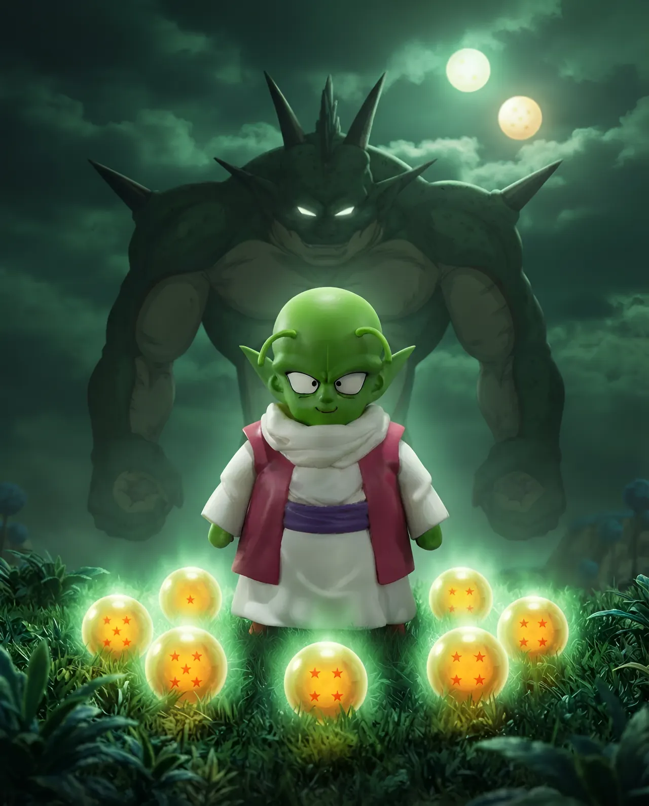 Tamashii Nations S.H.Figuarts Porunga & Dende Set Luminous Dragon Ball - Image 7