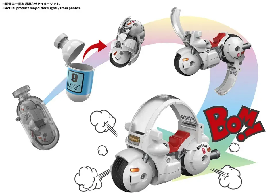Bandai Spirits ChangeArts Dragon Ball Bulma Hoi-Poi Capsule No.9 Motocicleta - Image 8