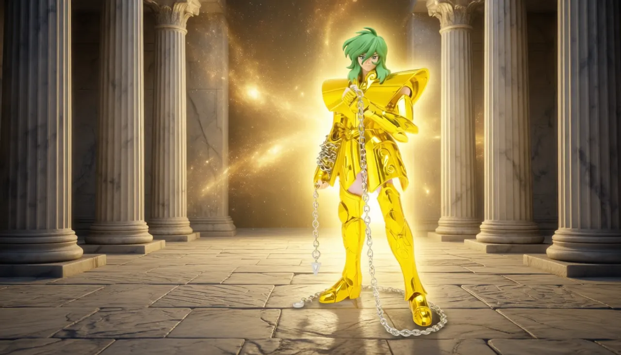 Bandai Spirits Saint Seiya Virgo Shun – Armure d'Or 17cm Figurine - Image 9