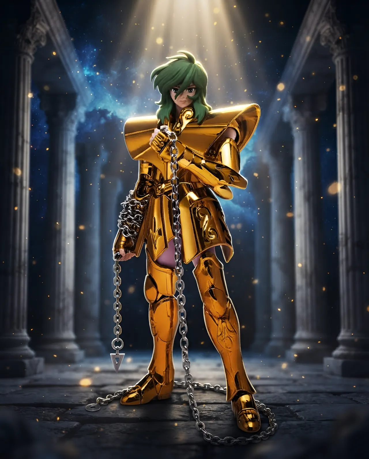 Bandai Spirits Saint Seiya Virgo Shun – Armure d'Or 17cm Figurine - Image 8