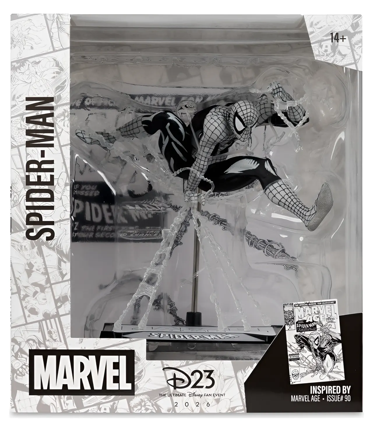 McFarlane Toys Marvel Rivals Spider-Man Line Art D23 1:10 Figurine - Image 10