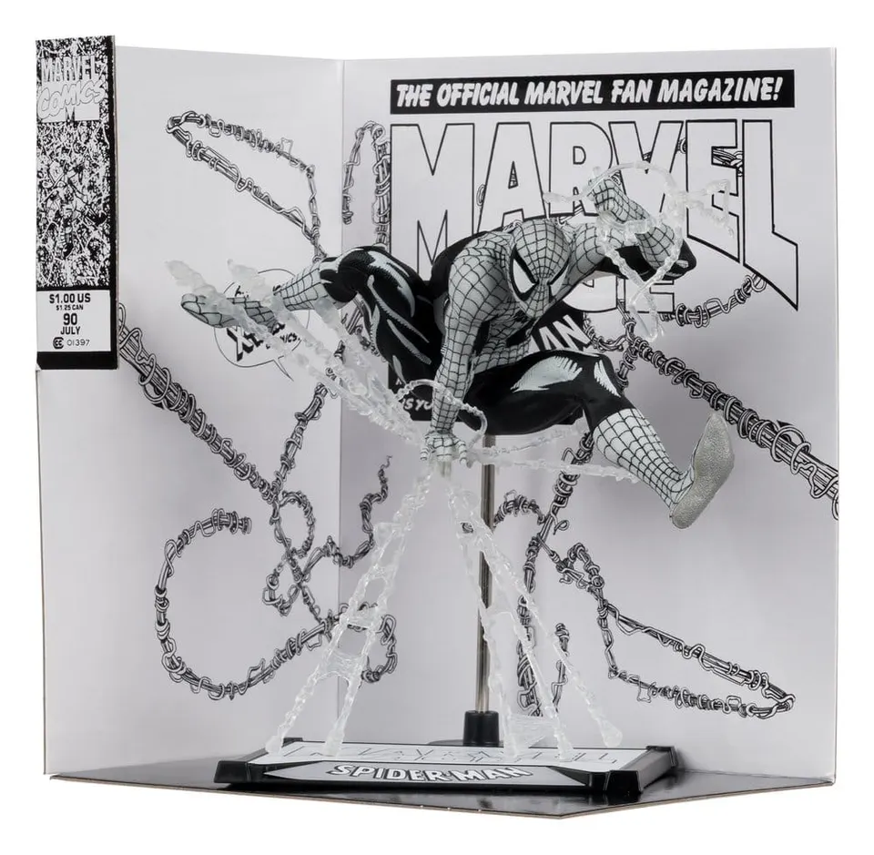 McFarlane Toys Marvel Rivals Spider-Man Line Art D23 1:10 Figurine - Image 5