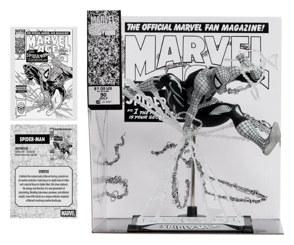 McFarlane Toys Marvel Rivals Spider-Man Line Art D23 1:10 Figurine - Image 6