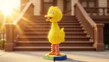NECA Big Bird Head Knocker Bobblehead – 23 cm Sesame Street - Thumbnail 4