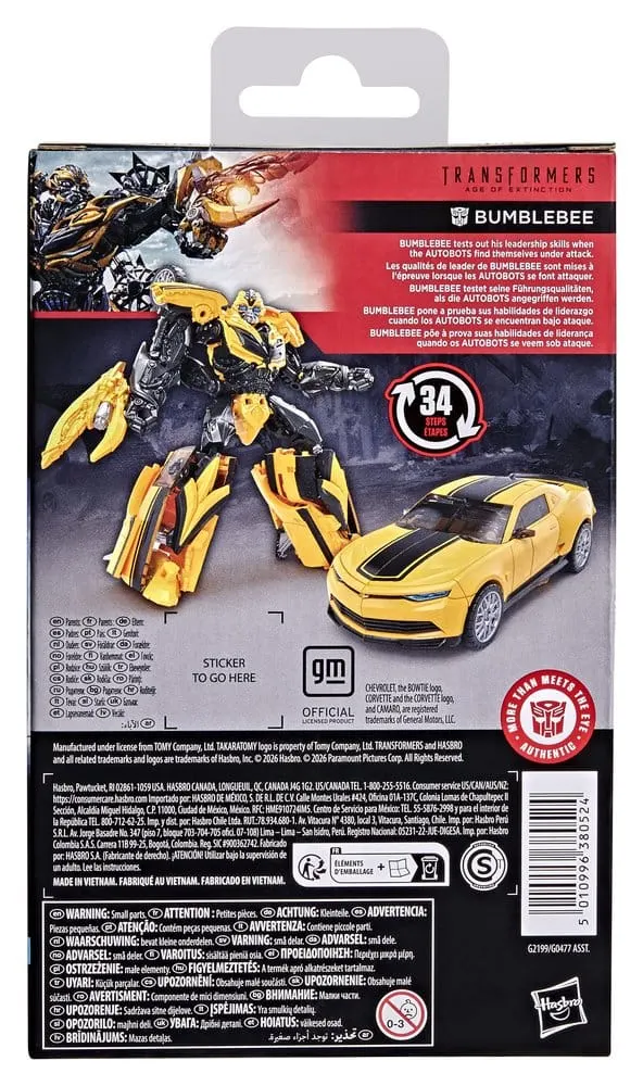 Hasbro Transformers Series de Estudio Deluxe Bumblebee Action Figure - Image 6
