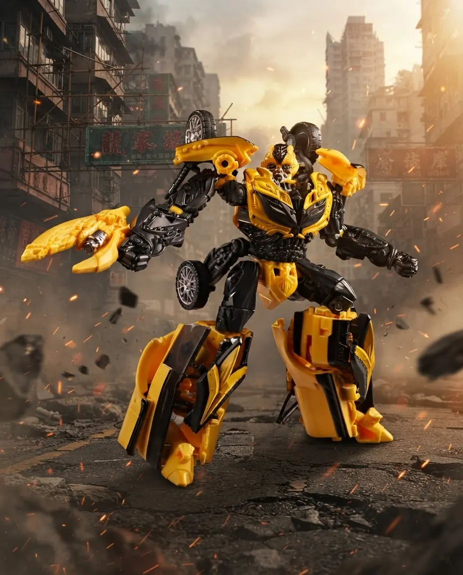 Hasbro Transformers Series de Estudio Deluxe Bumblebee Action Figure - Image 7